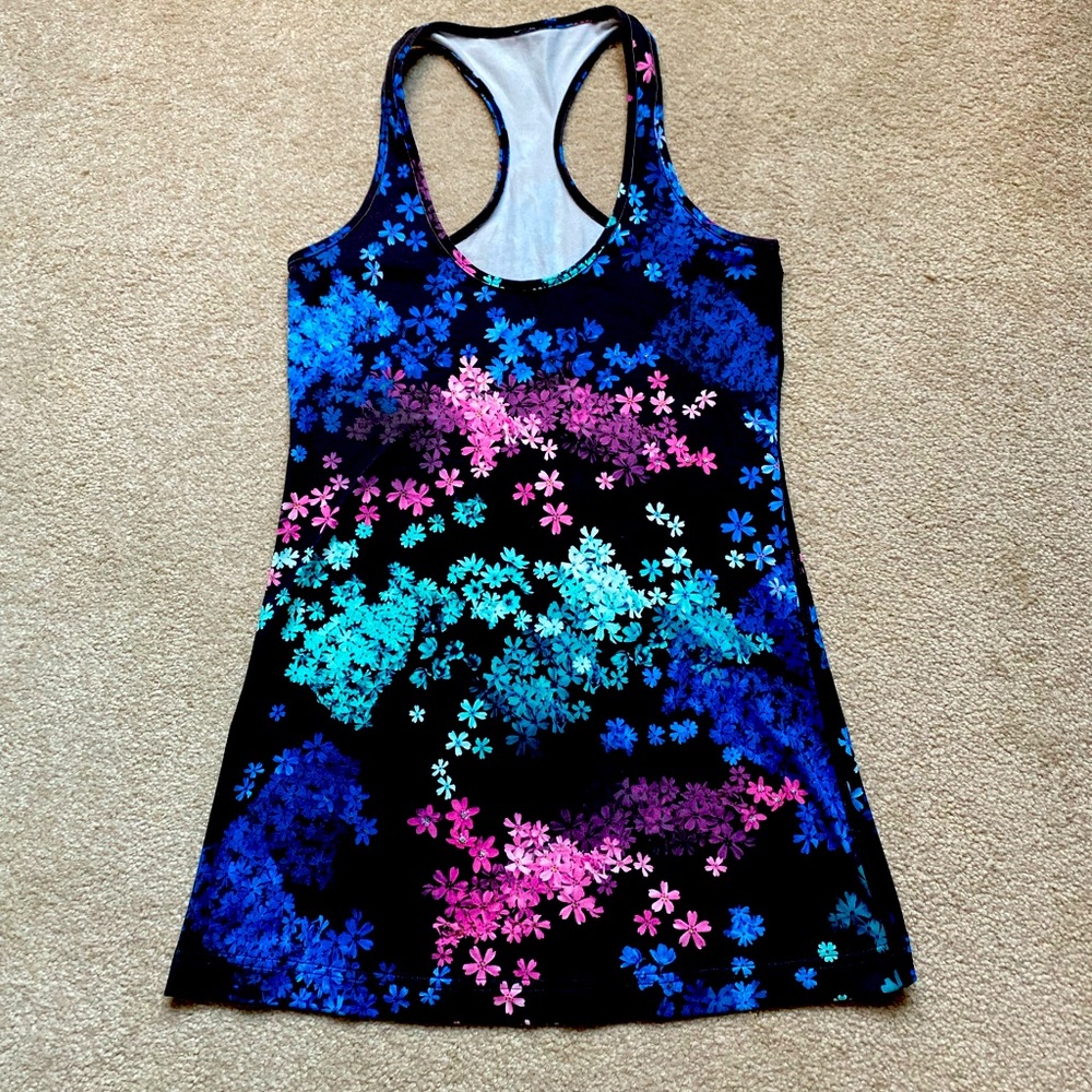 Lululemon floral tank top